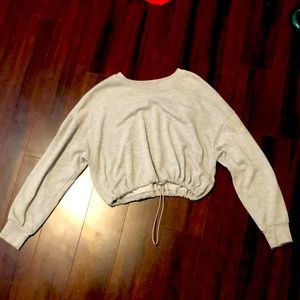 Gray long sleeve/sweater
